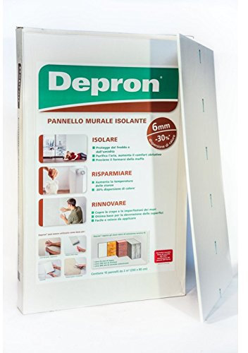 Depron Dämmplatte, 1 m², 80 x 125 cm, Stärke: 6-3-9 mm (auswählbar)
