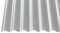 Polycarbonat Wellplatten Profilplatten Sinus 76/18 wabe Struktur klar 2,8 mm (3000 x 1045 x 2,8 mm)