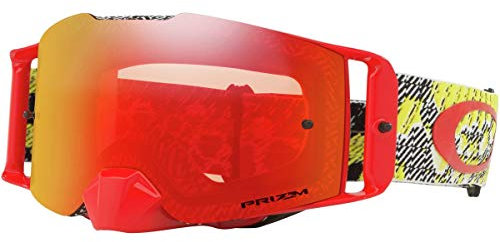 Oakley Front Line Prizm Motocross Brille Rot/Gelb