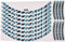 Ecoshirt XO-XAJB-0QZM Sticker Stickers Bontrager Kovee Elite 23 Am208 Wheel Aufkleber Felge Rim, Aqua Blue
