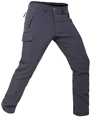 Vzteek Skihose Herren Thermohose Schneehose：Wasserdicht Gefüttert Winterhose Softshellhose für Winter & Snowboard