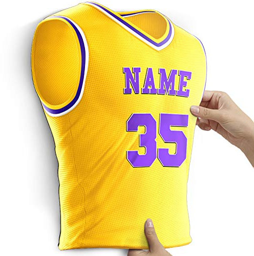 Elbeffekt Trikotlampe für LA - Los Angeles Fans aus Holz - personalisierbares Geschenk - schenke Dein individuellen LA Fanartikel aus Echtholz