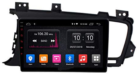 Radio Stéréo De Voiture pour KIA K5 2011-2015 Sat Nav avec Lecteur DVD Navigation GPS Écran Tactile Commande Au Volant Bluetooth 4G WiFi