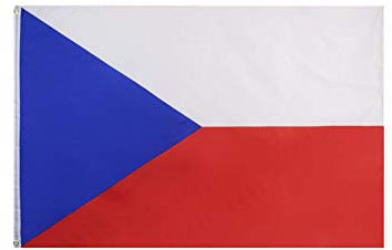Stormflag Tschechien Flagge 3x5ft Fahne/Fanartikel/Czech Republic 90cmx150cm Polyester Pongee 90g mit Ösen mit Doppelnadel genäht.