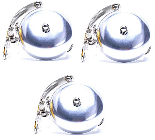 3 unids aleación de aluminio coche campanas bicicleta de montaña campanas grandes Bicicletas Ciclismo Accesorios plata