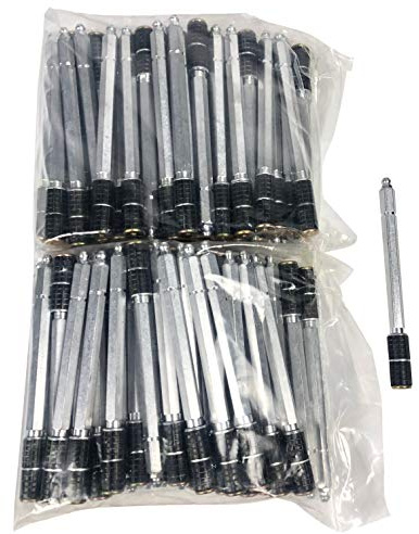 Grout Packers,Injection Packer Nozzle Grout Packer for High Pressure Grouting Injection Packer 100pcs (Aluminum, 1/2''DRu X 3/8''DAl x 5.62''L)