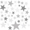 Little Deco 60 Sterne Wandtattoo Kinderzimmer Stars Wandsticker Set Aufkleber Wanddeko Spielzimmer Babyzimmer Kinder Schlafen Grau DL608
