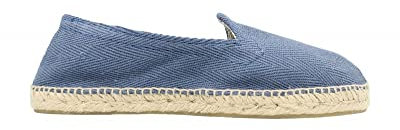 ALPARGATUS Alpargatas en Lona de Espiga Hechas a Mano en España (Jeans, Numeric_47)