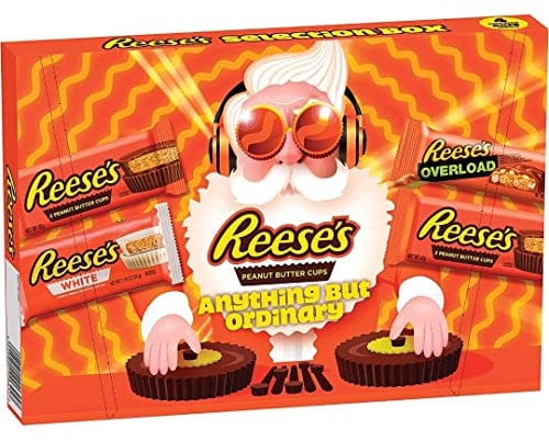 American Peanut Butter Chocolate Gift Box, Reese's Peanut Butter Cup Selection Assorted Chocolate 165g, Food Gift, Chocolate Gift, Stocking Filler, Chocolate Gift For Him, Chocolate Gift For Her