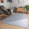 TT Home Wohnzimmer Teppich Esszimmer Kurzflor Geometrische Optik Skandi Boho Unifarben, Farbe:Grau Taupe, Größe:120x160 cm