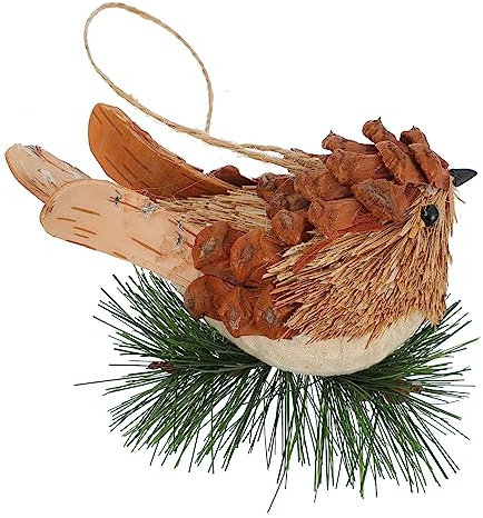 ABOOFAN 1Stk Stroh- -Charme gefälschter zu Weihnachten Dekor für zu Hause Christmas-Decorations Christmas decoations Hausdekorationen für zu Hause Handdekor Kunsthandwerk