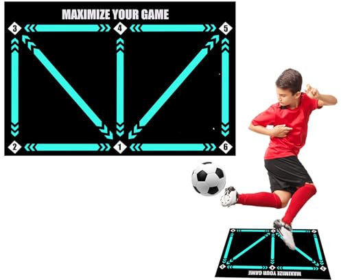 Fussball Matte Training,pro Ball Mastery Matte Und Trainingsprogramm Fussball,fussball Trainingsmatte,fpro Fussball Matte Ballkontrolle,Fußball-Schritt-Trainingsmattem,Geschenke Für Fußballliebhaber
