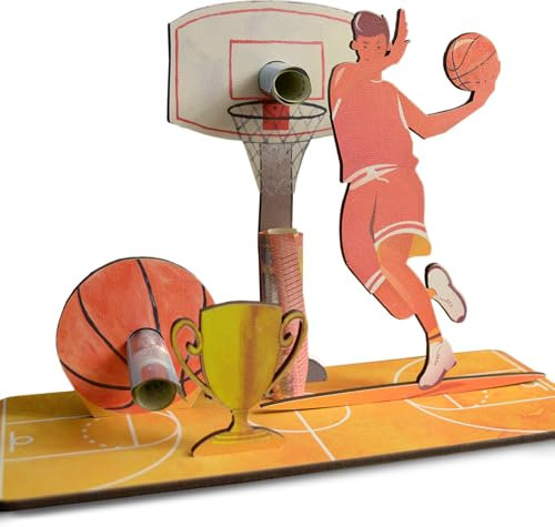 Karte Basketball - Basketball 3D-Holzkarte | Geldgeschenke, Grußkarte Basketball, Basketball Spieler, Basketball Karten, Geburtstagskarte Basketball, Basketball Fan, Basketball Geschenk