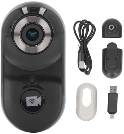 Denash 1080P Katzenhalsband-Kamera, Action-Kamera für Videoaufzeichnungen, Hundehalsband-Kamera für Heimtierbedarf, Kamera für Katzen, Hunde Im Freien
