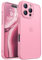 CANSHN Matte for iPhone 16 Pro Case, Upgraded [Full Camera Protection] [Translucent Matte] Shockproof Protective Phone Case for iPhone 16 Pro 6.3 - Pink