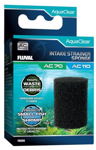 Fluval Ricambio spugna tubo di ingresso per filtri zaino per acquario AquaClear AC70/110 1pc