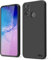 GOGME Cover per ZTE Blade A52 Liquido Silicone Custodia con Fodera Microfibra Antigraffio Antiurto Protezione Sottile e Morbida TPU Case, Nero