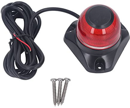 Mavaol Bootsnavigationslicht, LED, blendfrei, faltbar, Hecklicht, DC10-30 V, 3 W, Marine-Segelsignal (Red 2NM 87LM)