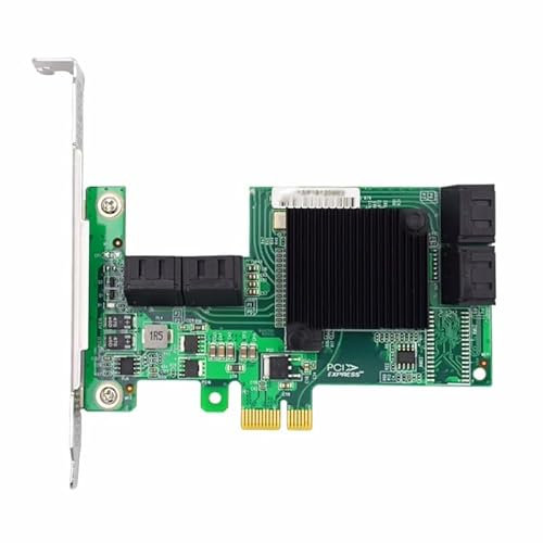 Tarjeta de expansión SATA PCIe x1, SAS/SATA de 8 puertos 6Gb/s, compatibilidad UEFI