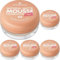 essence cosmetics NATURAL MATTE MOUSSE FOUNDATION, Nr. 02, Nude, mattierend, abdeckend, Expressergebnis, matt, vegan, ölfrei, ohne Parfüm, ohne Alkohol, 5er Pack (16g)