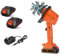 Motozappa a Batteria,Fresa elettrica da Giardino 21v a Batteria,235 Giri/min,Larghezza di Lavorazione 10 cm,profondità di Lavoro 10 cm,per Giardino,Campo di ortaggi