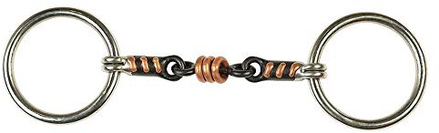 Lorina Sweet Iron Roller Link Loose Ring Snaffle