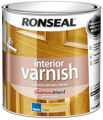 Ronseal Interior Varnish Clear Satin 2.5L