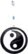 Woru Suncatcher Ying Yang 11 cm Dekoration fürs Fenster, Sonnenfänger, Windspiel