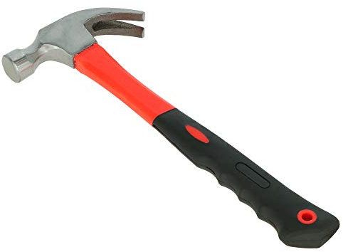 Klauenhammer 16 OZ Lattenhammer 453 G Zimmermannshammer Hammer Fiberglas