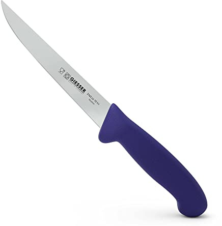 Giesser seit 1776 - Made in Germany - Ausbeinmesser 15 cm Halal, lila, nachhaltiger griff, rutschfest, Schlachtmesser rostfrei, spülmaschinenfest, Messer für gesunde Küche