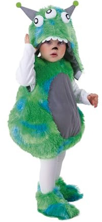 Rubies Déguisement Alien pour bébés, garçons et Filles, Combinaison et Bonnet, Licence Officielle, Unisexe, martiens, pour Halloween, Carnaval, fêtes, Cosplay