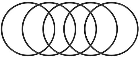 sourcing map Packung mit 5 metrische Ringdichtungen Nitrilkautschuk O-Ringe 150mm AD 140mm ID 5mm Breite