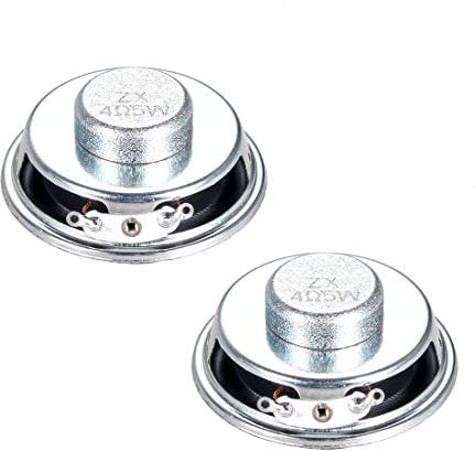 sourcing map 5W 4 Ohm DIY Speaker 50mm Round Shape Replacement Loudspeaker 2pcs