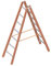 Layher Verbundstehleiter 7 Sprossen / 210 cm Leiter Stehleiter Bauleiter Holzleister Aluleiter Verbundleiter