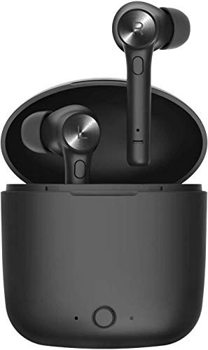 Bluedio Hi Wireless Earbuds Bluetooth Earphones in-ear Stereo Sound Headphones with Portable Charging Case, USB C, Total 20 Hrs Playtime, Bluetooth 5.0 Mini Headsets for Sport, Running, Gym