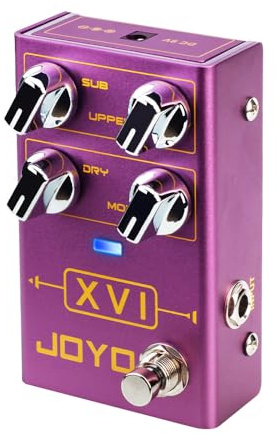 JOYO Polyphonic Octave Guitar Pedal, Independent Sub & Upper Octave with MOD Modulation Effects & Dry Blend, True Bypass (XVI R-13)