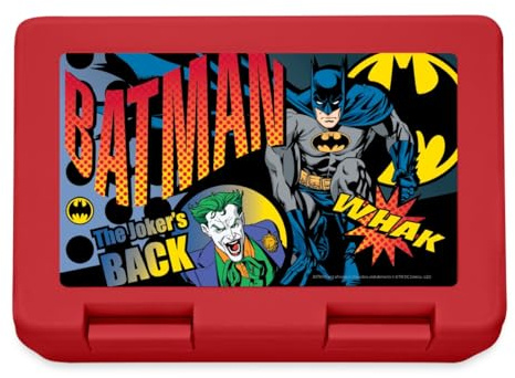 Spreadshirt Batman und Joker Comic Book Brotdose Lunchbox