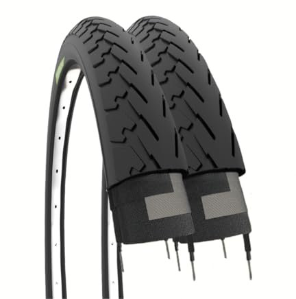 2 COPERTONI 700 X 32 C PNEUMATICI X CITYBIKE 28 X 1.25 NERI 28 X 5/8 X 1/4 BICI STRADALE TREKKING DA PASSEGGIO