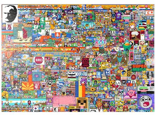 MyPuzzle r/Place Reddit Pixel War 04.2022 - Extreme Size, Part 2/6 for Collage - Premium 1000 Teile Puzzle - MyPuzzle Sonderkollektion von Aepyornis