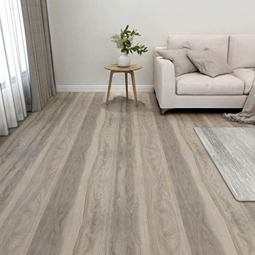 vidaXL PVC-Fliesen Selbstklebend 20 STK. 1,86 m² Taupe
