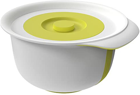 Rotho 1043305070 Fresh 2er-Set Schüssel 1.2l + 4l mit Deckel, Kunststoff