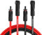 hb-digital 2x 5m 6mm² Solarkabel Verlängerungskabel Kabelpaar für Photovoltaik Anlagen H1Z2Z2-K mit 1500V Solarstecker Solar Modul Verbindungskabel flexibel witterungsbeständig IP68 - Rot & Schwarz