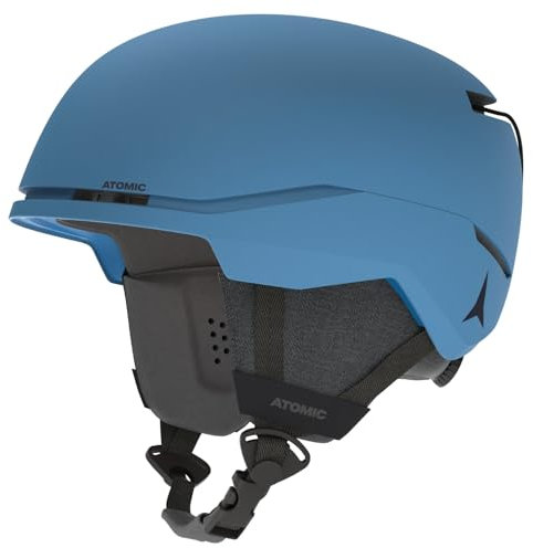 ATOMIC Four AMID Skihelm - Blue - Größe S - Helm für max. Sicherheit - Skihelme mit komfortablem 360° Fit System - Snowboardhelm mit Belüftungssystem - Kopfumfang 51-55 cm