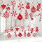 26PCS Christmas Hanging Foil Swirl Decorations - Candy Ceiling Decor for Xmas Holiday Party Supplies