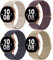 chinbersky 20mm Nylon Tressé Bracelet Compatible avec Samsung Bracelet Galaxy Watch 7 6 5 4 40mm 44mm/Galaxy Watch5 Pro/Watch 4&6 Classic/Active 2 40mm 44mm/Watch3 41mm/Gear Sport/Gear S2 Classic