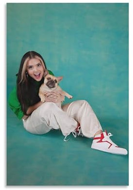 HEISAN Poster Lauren Spencer-Smith, beliebtes Rapper-Kunst-Poster, Gemälde, Leinwand, Wandkunst, Wohnzimmer, Poster, Gemälde, 30 x 45 cm