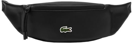 Lacoste Herren Bauchtasche Waist Bag, Freizeittasche,Hüfttasche,Cross-Body,Bag,Noir (P00),Einheitsgröße (One Size)