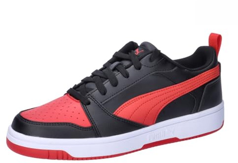 Puma Kinder Sneaker Rebound V6 Lo Jr 393833 PUMA Black-for All Time Red 38