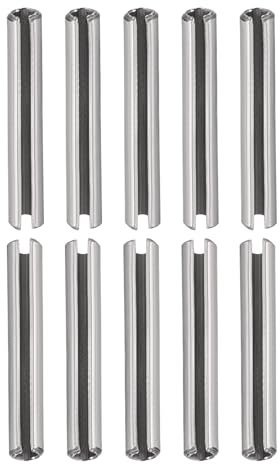DTGN M2 x 20mm(DxL) Geschlitzt Feder Pin - 20Pack - Gut für Haus Maschinenverschluß - 304 Edelstahl Feder Dübel Spannung Rolle Pin - Silber