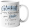 kleinebuchstaben® Glück ist einen Nachbarn wie dich zu haben [Wunschname] Personalisierte Tasse/Becher - Geschenkidee für den besten Nachbarn der Welt - Tasse Innen & Henkel - Weiß